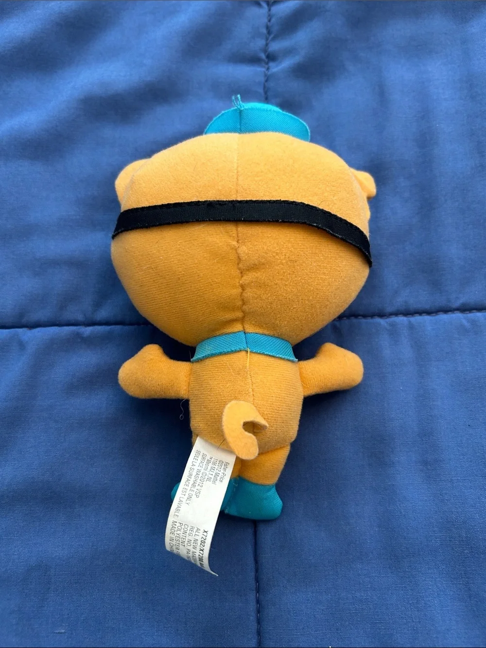 Fisher Price Octonauts Kwazii Kitten Plush Orange Pirate Cat Eye Patch 7